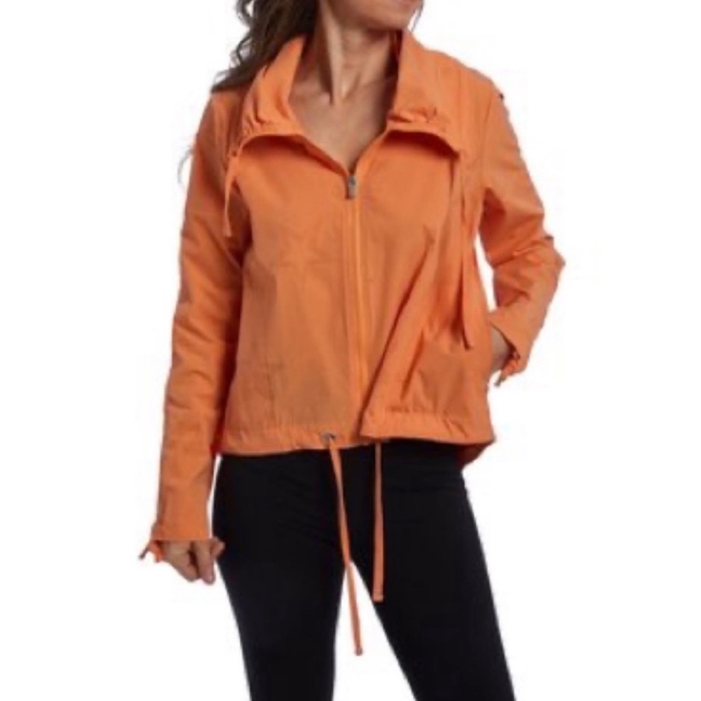 Nanette Lepore Creamsicle Estrella Star Lightweight Jacket Sz L